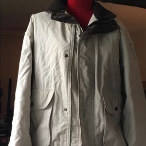 Pacific Trail mans tan zip and snap up jacket size Medium